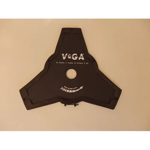 Nůž 3 zuby 255x25,4x1,6 VeGA