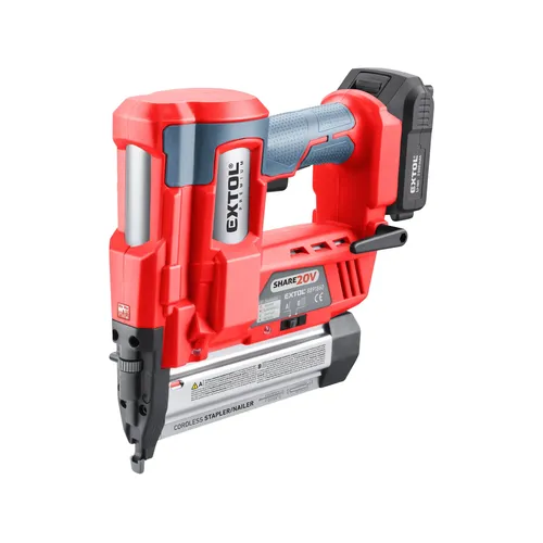 Hřebíkovačka/sponkovačka aku share20v, 2ah EXTOL PREMIUM 8891860