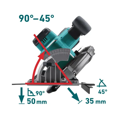 Pila kotoučová aku share20v, 165mm, brushless, 2ah EXTOL INDUSTRIAL 8791822