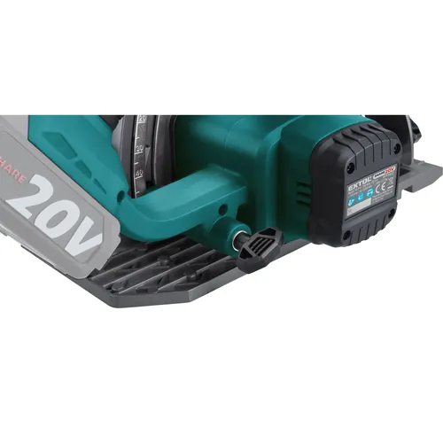 Pila kotoučová aku share20v, 165mm, brushless, bez baterie a nabíječky EXTOL INDUSTRIAL 8791823