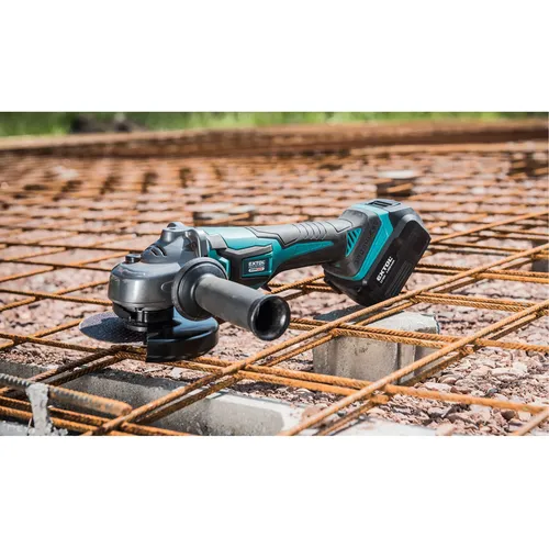 Bruska úhlová aku share20v, 125mm, brushless, 2ah EXTOL INDUSTRIAL 8791840