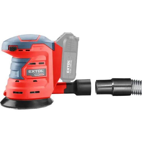 Bruska excentrická aku share20v, 125mm, bez baterie a nabíječky EXTOL PREMIUM 8891847