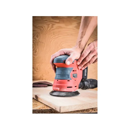 Bruska excentrická aku share20v, 125mm, bez baterie a nabíječky EXTOL PREMIUM 8891847