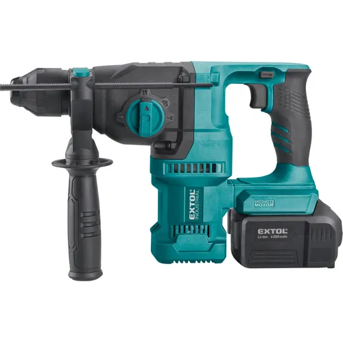 Kladivo vrtací aku share20v, 2,6j, sds plus, brushless, 4ah EXTOL INDUSTRIAL 8791816