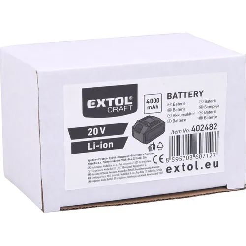 Baterie akumulátorová, 4ah EXTOL ENERGY 402482