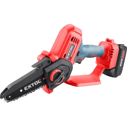 Pila řetězová aku jednoruční share20v, 12cm, 2ah EXTOL PREMIUM 8891922