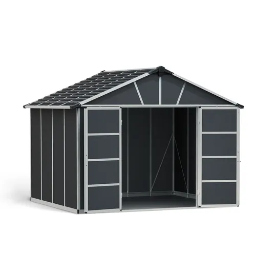 Palram - Canopia Yukon 11' x 9' antracit heavy duty prostorný domek s možností dalšího rozšíření (základní modul)