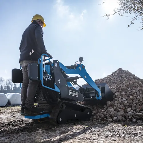 Scheppach MKL 730 - pásový smykový nakladač
