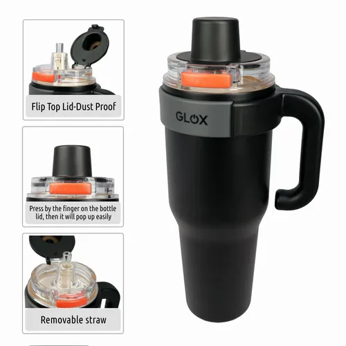 Termoláhev 1,2 l černá Glox 2032B