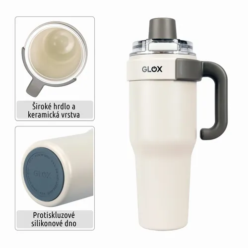 Termoláhev 1,2 l béžová Glox 2032V