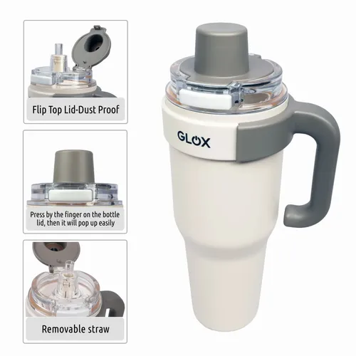 Termoláhev 1,2 l béžová Glox 2032V