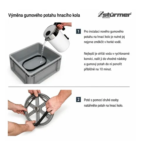 Gumový potah hnacího kola pro pilu HBS 400 05900410201 Holzstar