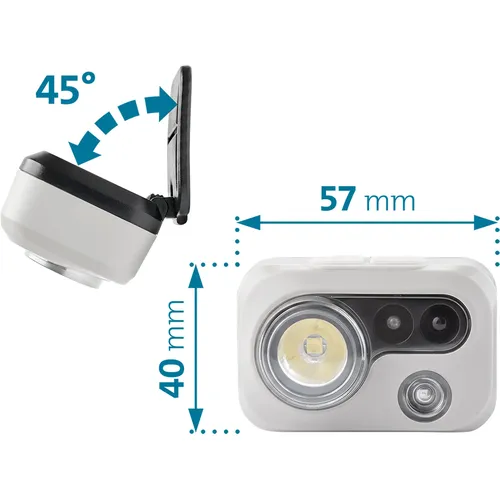Čelovka 180lm, xpg, usb nabíjení EXTOL LIGHT 43188