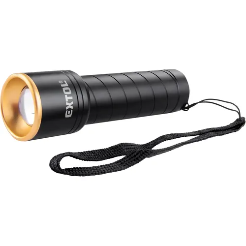 Svítilna 300lm, white laser led, zoom, usb nabíjení EXTOL LIGHT 43149