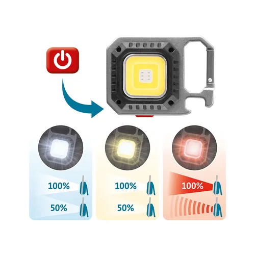 Světlo s klipem, 670lm, usb nabíjení EXTOL LIGHT 43148