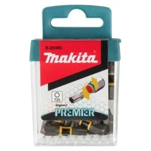 Makita E-25965 torzní bit řady Impact Premier (C-form) T25-25mm, 15 ks