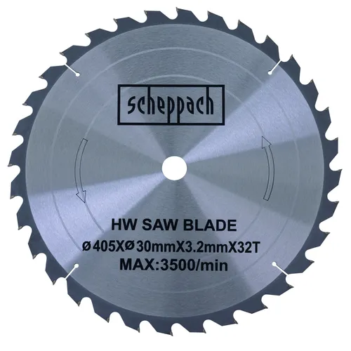 Scheppach Pilový kotouč TCT ( 405 x 30 x 3,2 mm, 32 Z ) pro HS 410