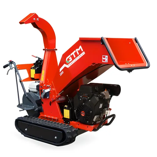 GTM GTS 1800 R (Loncin) drtič dřeva s pásovým pohonem