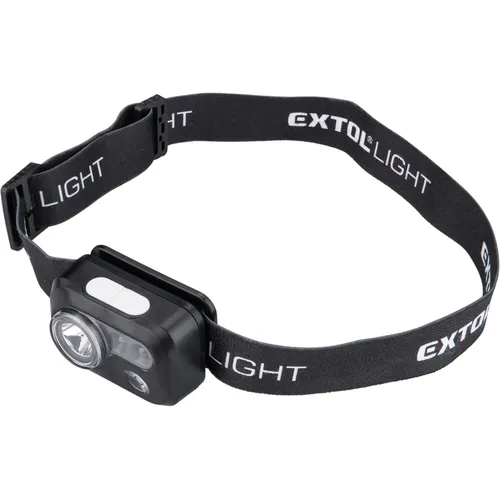 Čelovka 180lm, xpg, usb nabíjení EXTOL LIGHT 43188