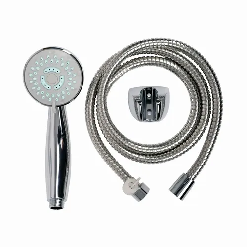 Sprchová hlavice 80 mm 3 funkce s hadicí a držákem Premion PRER00038