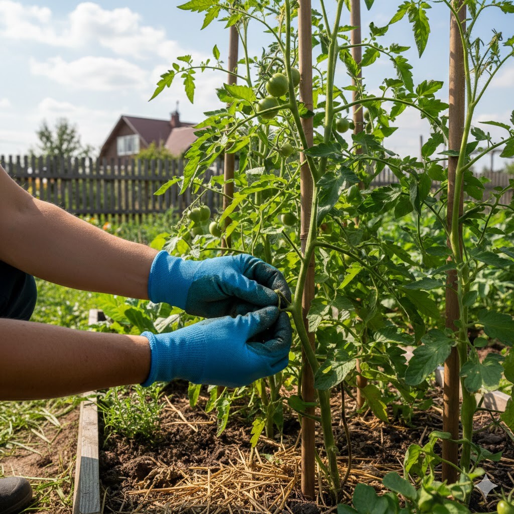 zaštipování rajčat
